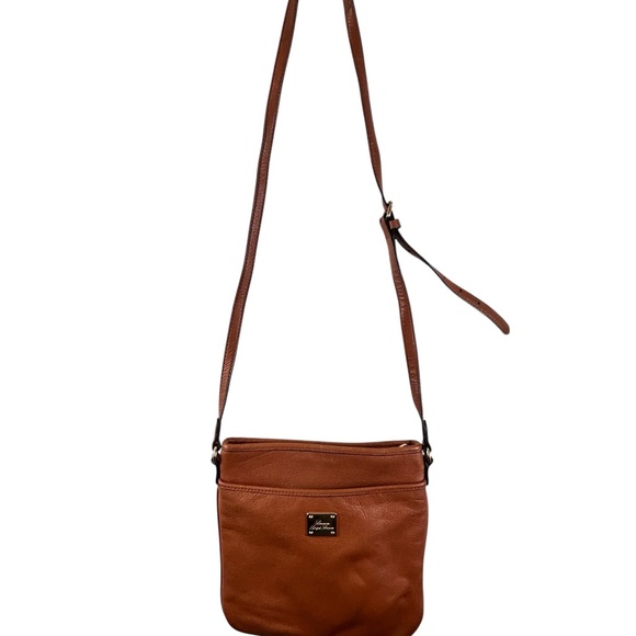 Lauren Ralph Lauren brown leather crossbody bag - Picture 2 of 10